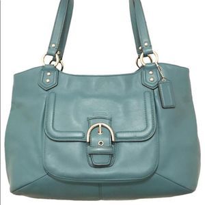 Blue Retro Coach Purse